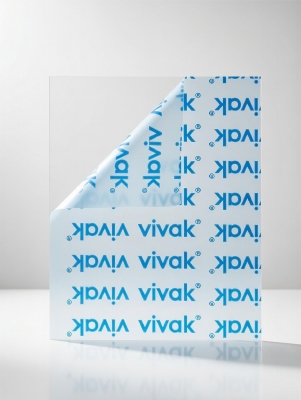 Polyester folie transparant met beschermfolie