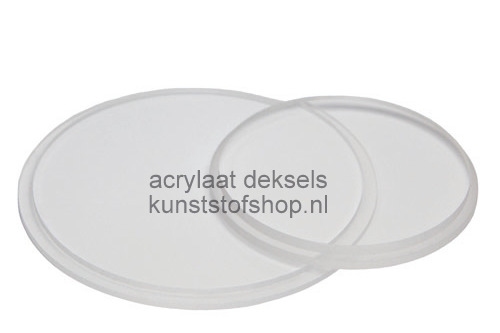 Acrylaat deksel voor buis D:200/4 mm