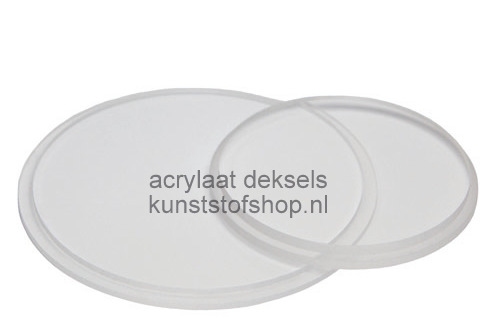 Acrylaat deksel voor buis D:60/3 mm