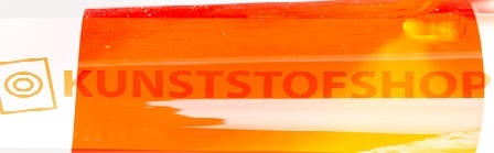 PVC folie transparant oranje E021