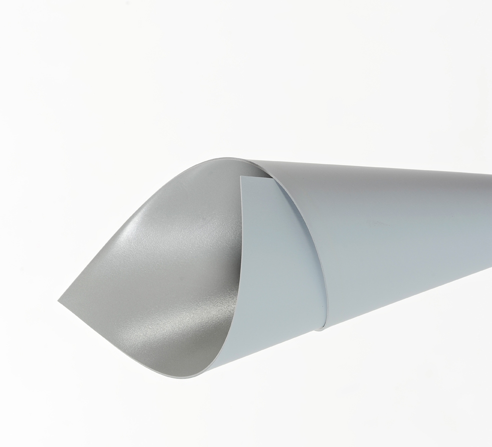 Zacht schuim pvc grijs 1,2 mm