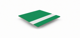 Graveerplaat groen-wit